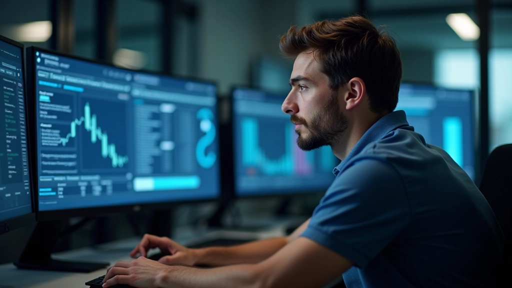 Person at desk with multiple browser windows showing competitor content analysis